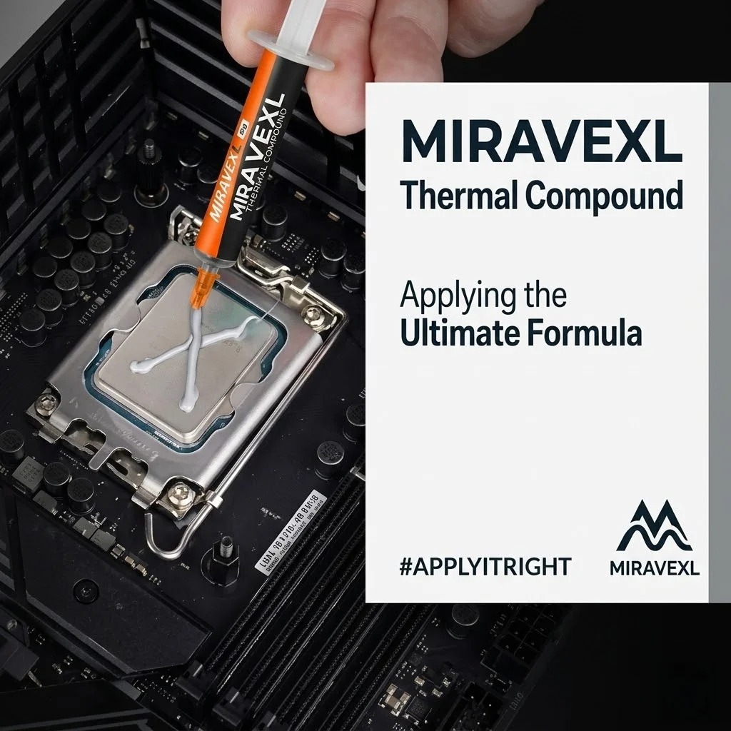 معجون حراري MIRAVEXL 8 جرام من - مراجعة Thermal Paste Cpu وسعره