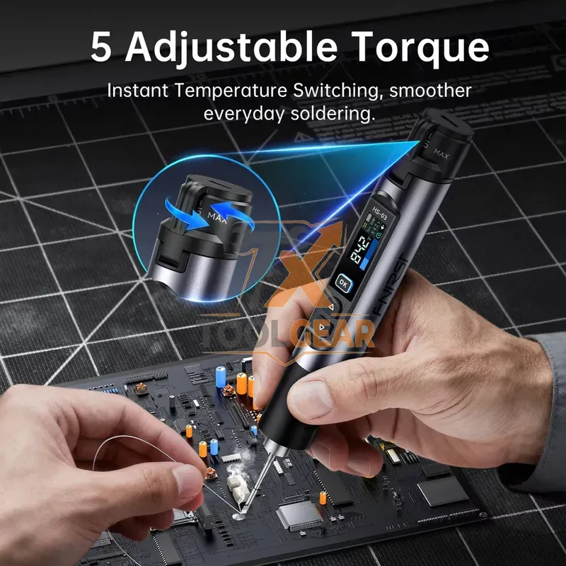 طقم لحام لاسلكي HS-03 مع رؤوس  - مراجعة Electronic Repairing وسعره