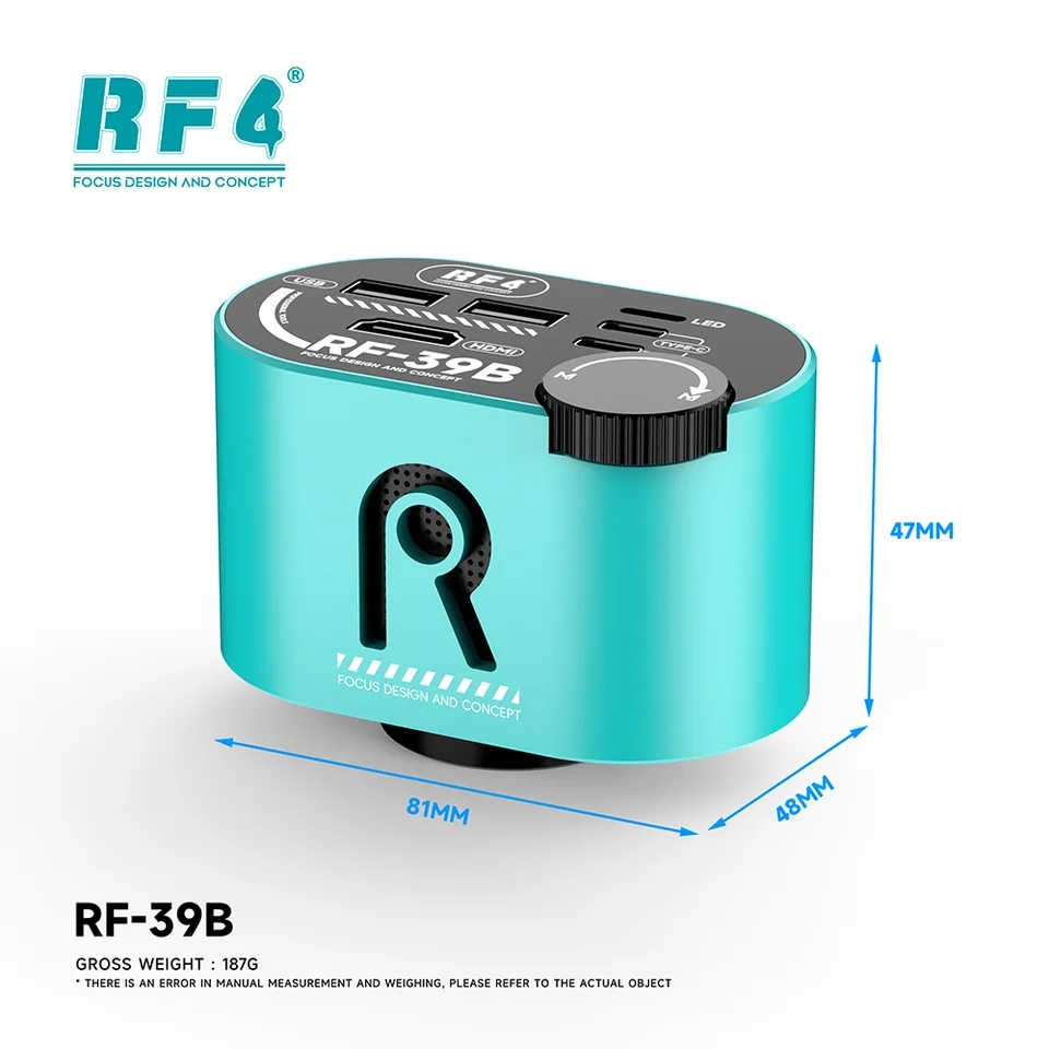 كاميرا مجهر RF4 RF-39B بدون فق - مراجعة Electronics Repair Microscope وسعره