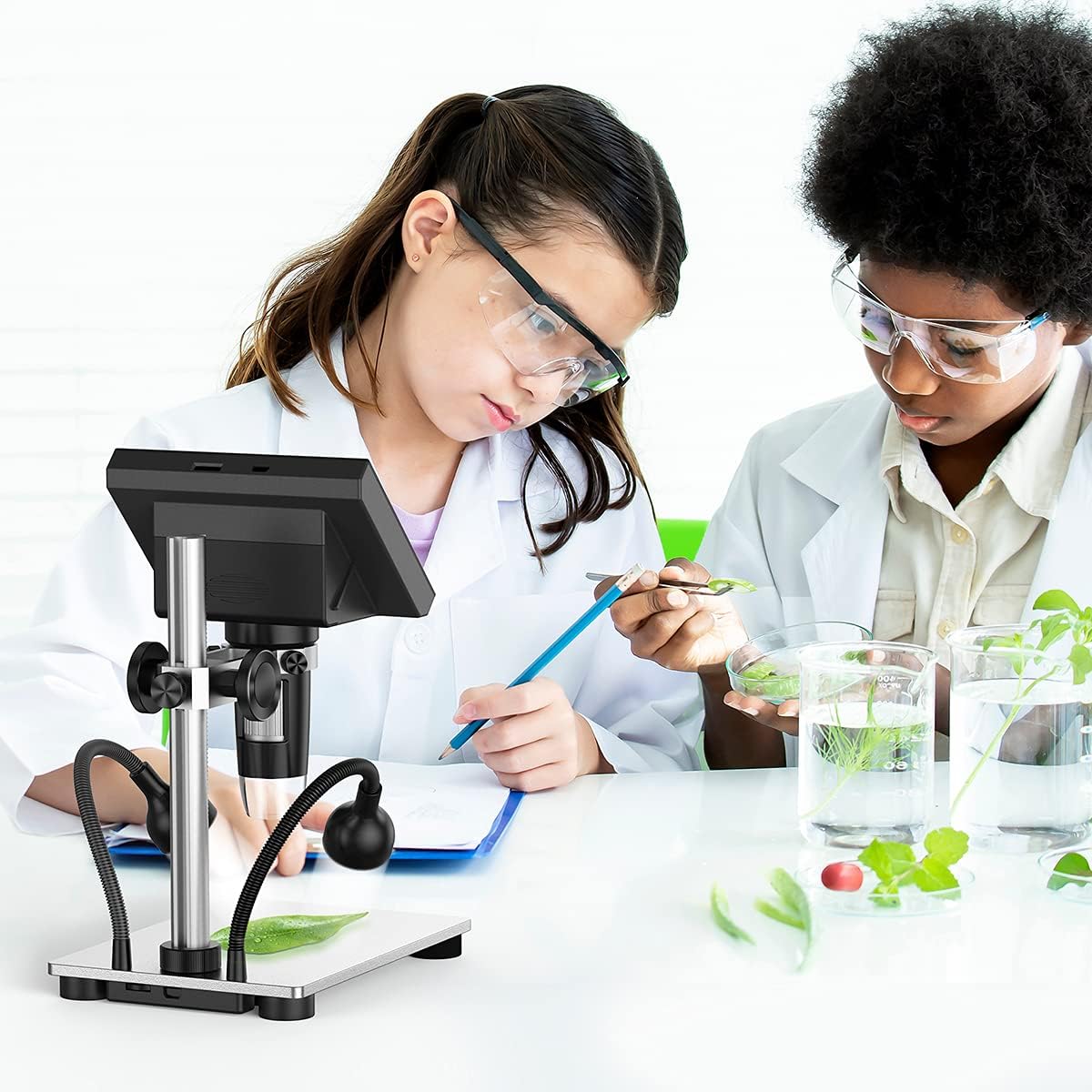 مجهر لحام إلكتروني رقمي احتراف - مراجعة Electronics Repair Microscope وسعره