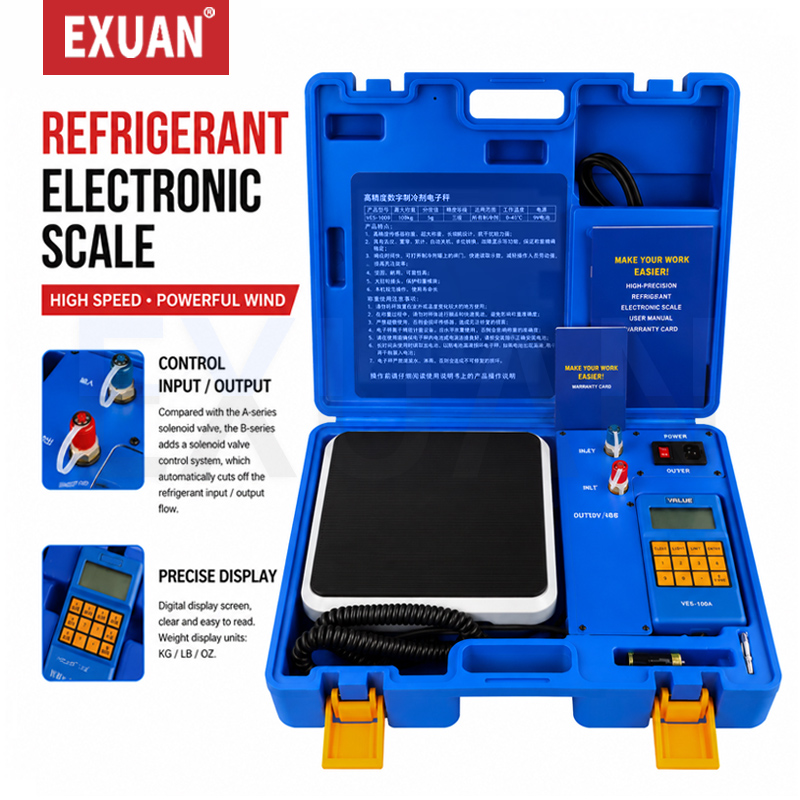 ميزان شحن غاز التبريد الإلكترو - مراجعة Electronics Repair Bench وسعره