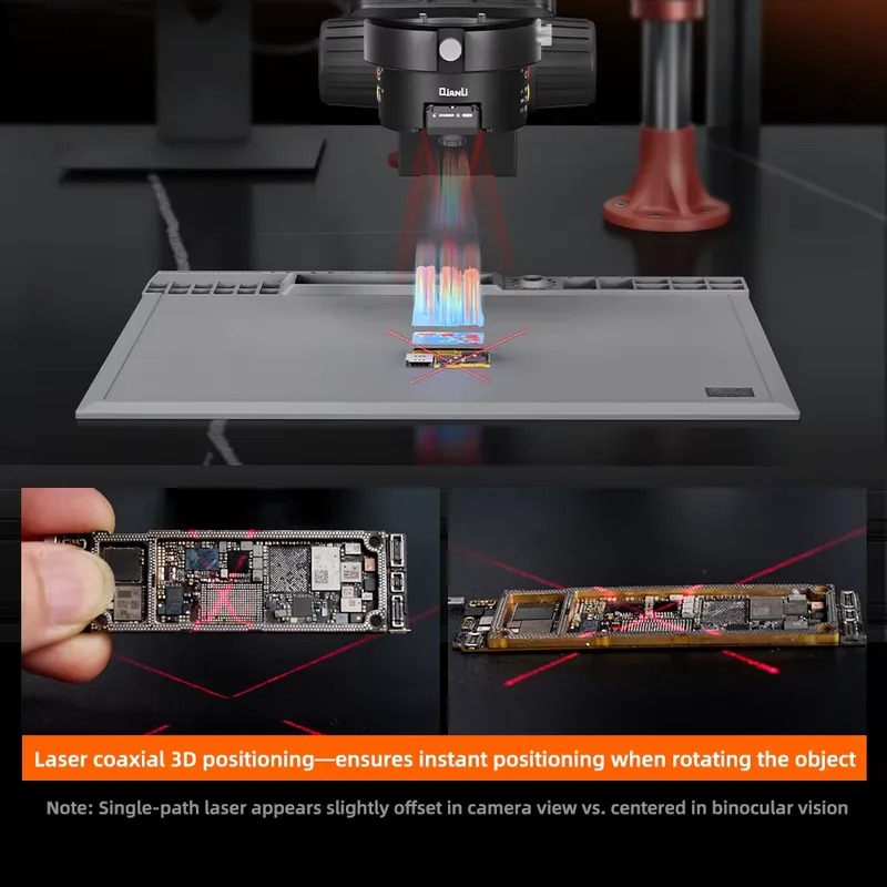 مجهر ثلاثي العدسات Qianli 6558 - مراجعة Electronics Repair Microscope وسعره