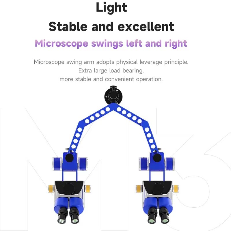 ميكانيكي M3 360 °   ذراع التأر - مراجعة Electronics Repair Microscope وسعره