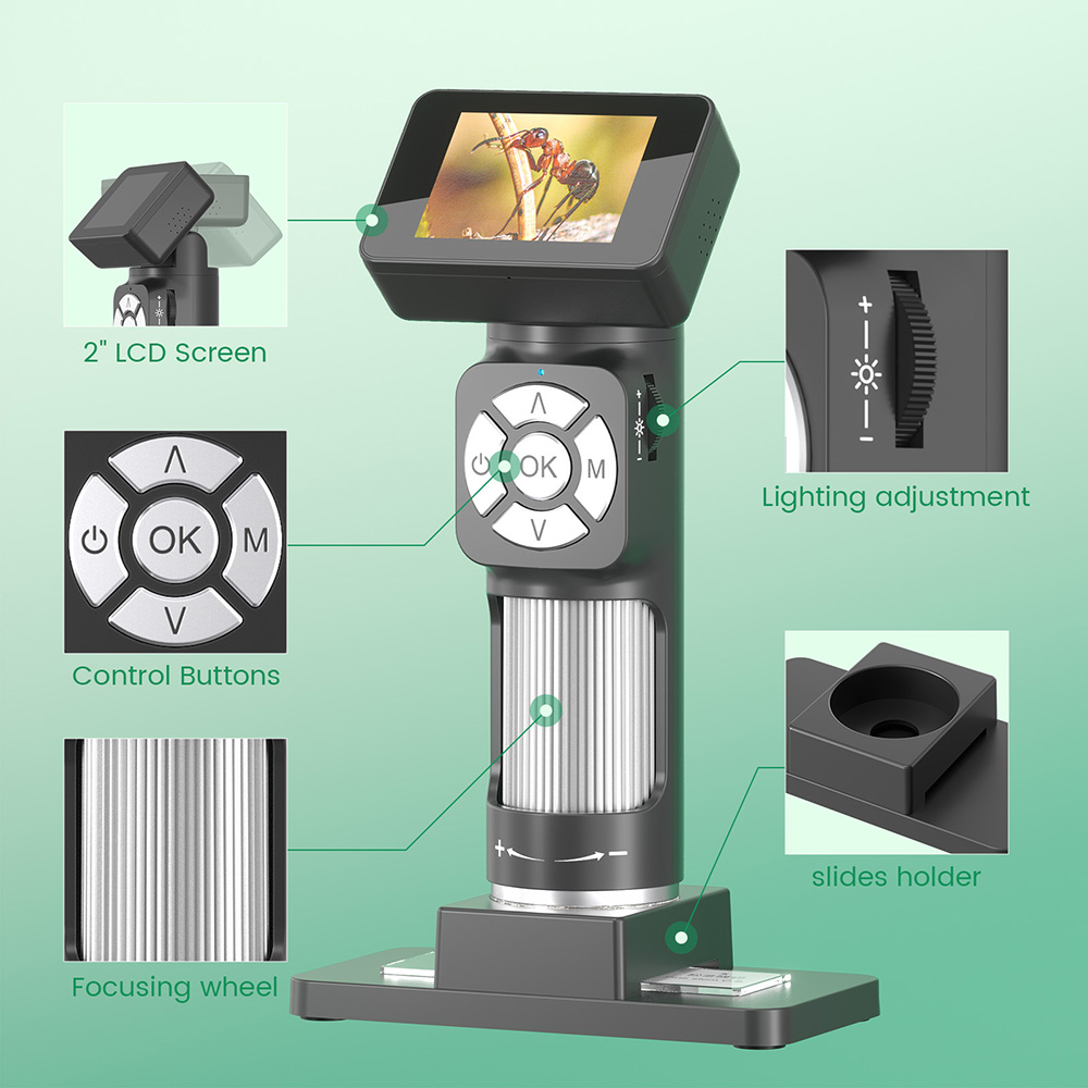 مجرب رقمي أندونستار للأطفال ،  - مراجعة Electronics Repair Microscope وسعره
