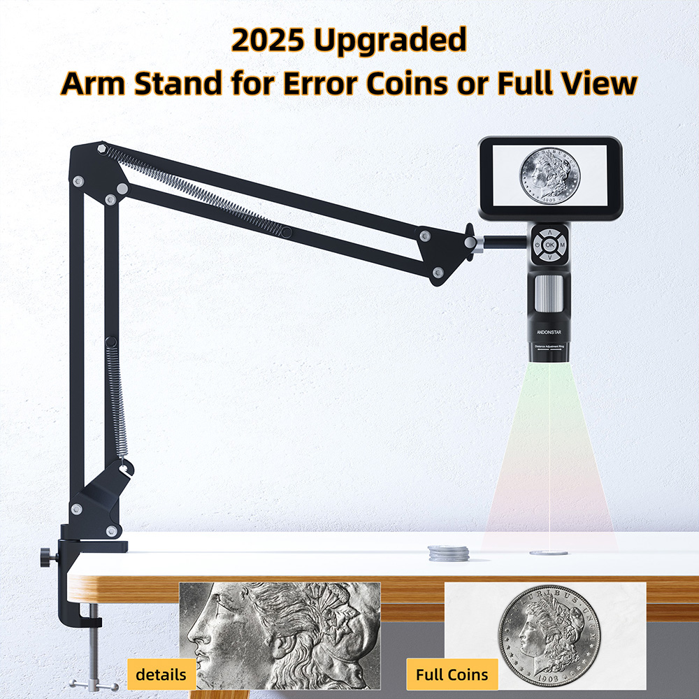 مجهر رقمي مرن Andonstar AD115  - مراجعة Electronics Repair Microscope وسعره