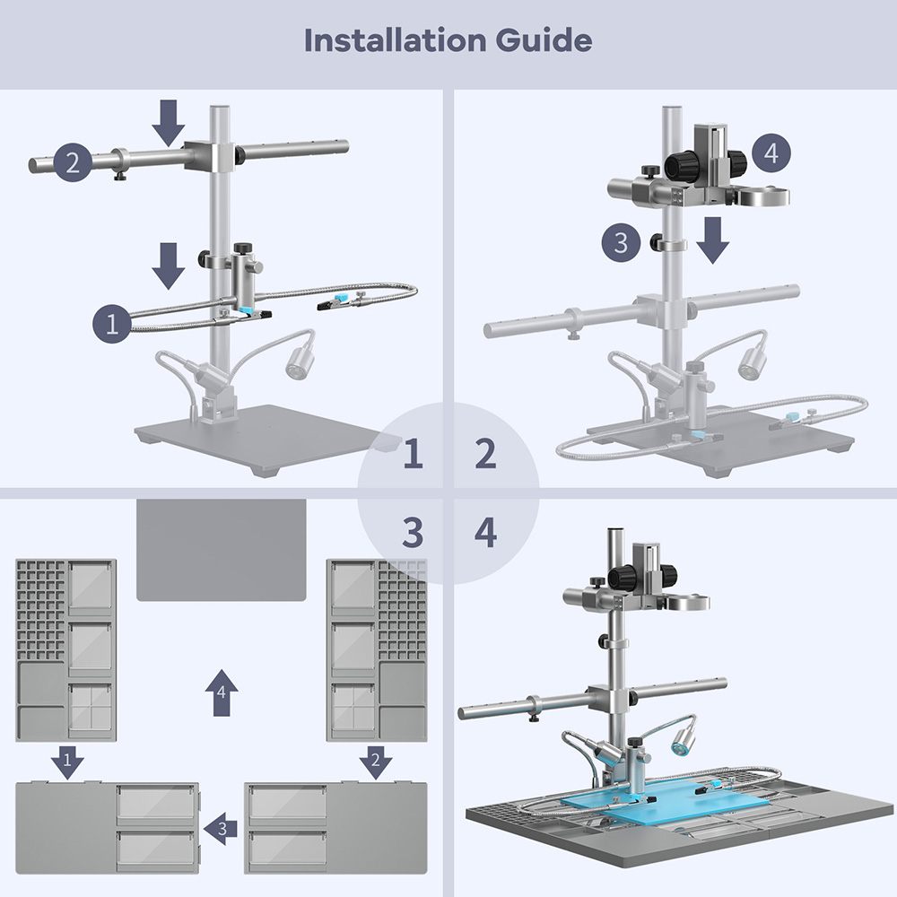 مجهر رقمي أندونستار 2025 مع حا - مراجعة Electronics Repair Microscope وسعره